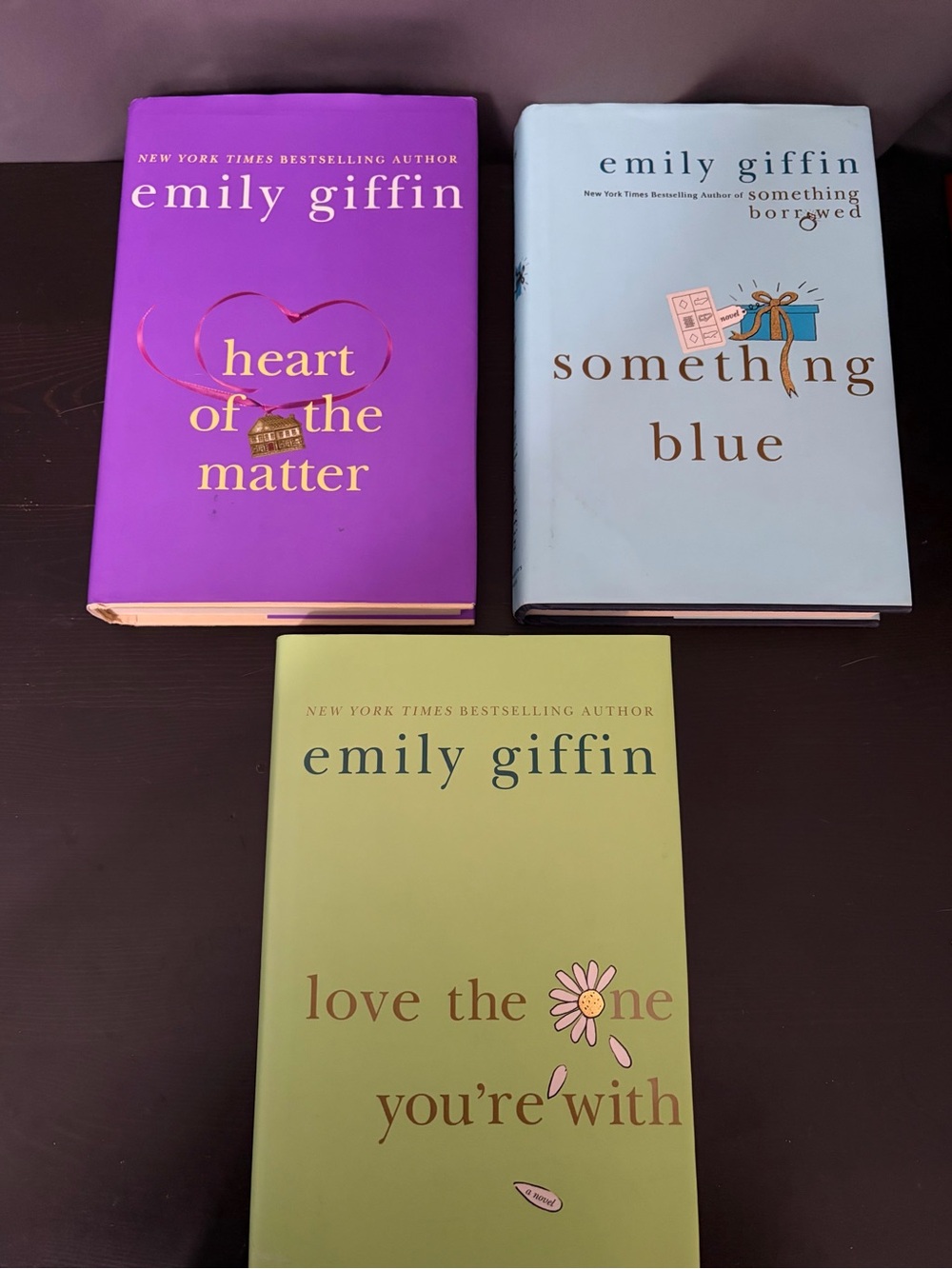 Emily Giffin Hardcover Book Bundle (3 Novels)